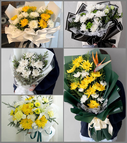 江苏泰州泰兴市根思乡白事花束代送